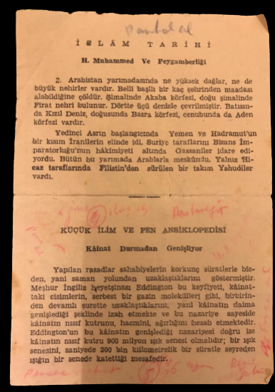 1946 SENESİNİN 12 HAZİRAN CARŞAMBA GÜNÜNE AİT B.TOVEN TAKVİMİ YAPRAGI