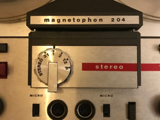 1960 ALMAN TELEFUNKEN MAGNETOPHON 204 STEREO CİF HOPORLÖR MAKARA BANT CALAR