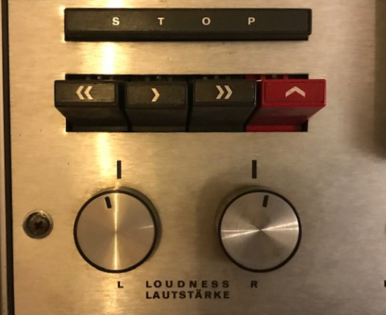 1960 ALMAN TELEFUNKEN MAGNETOPHON 204 STEREO CİF HOPORLÖR MAKARA BANT CALAR